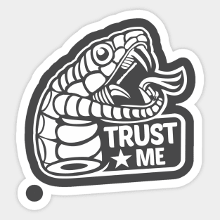 Snake Head Design Sticker